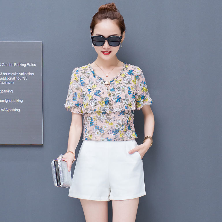 太美了!高腰阔腿短裤套装，超减龄又温婉可人，还有气质女人味