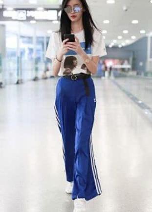 奚梦瑶减肥成功，29岁居然穿成19岁的女大学生，网友：还是露腿吧