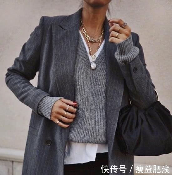 气质@时尚大衣穿搭,展示欧美简约风的不俗气质