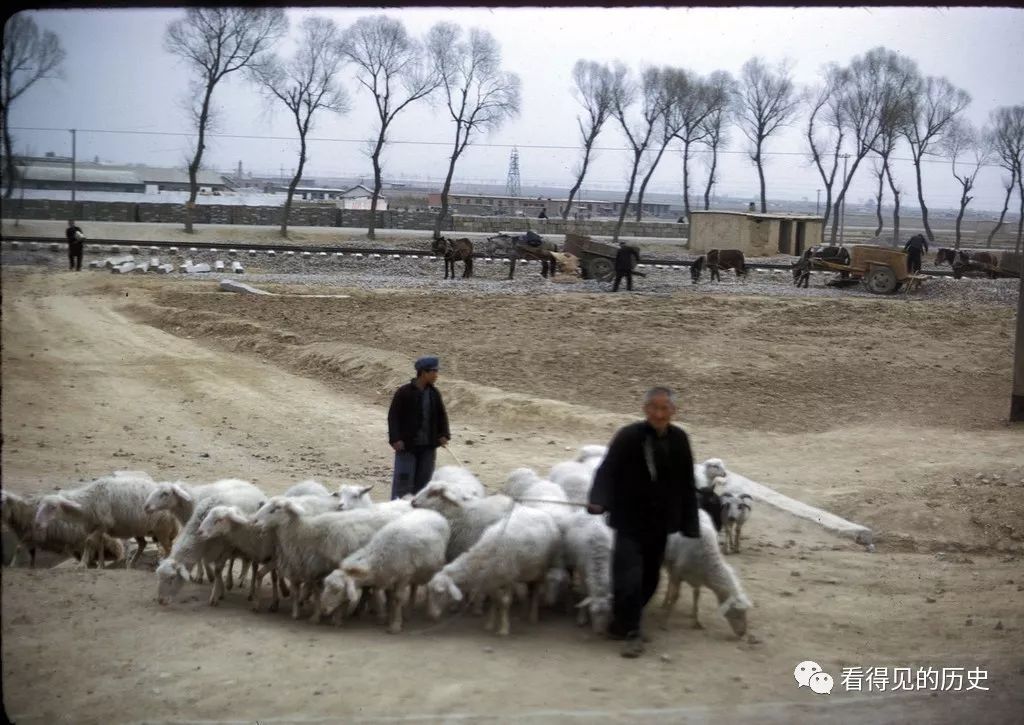  拍摄■美国客人拍摄的老照片 1972年中国北方农村