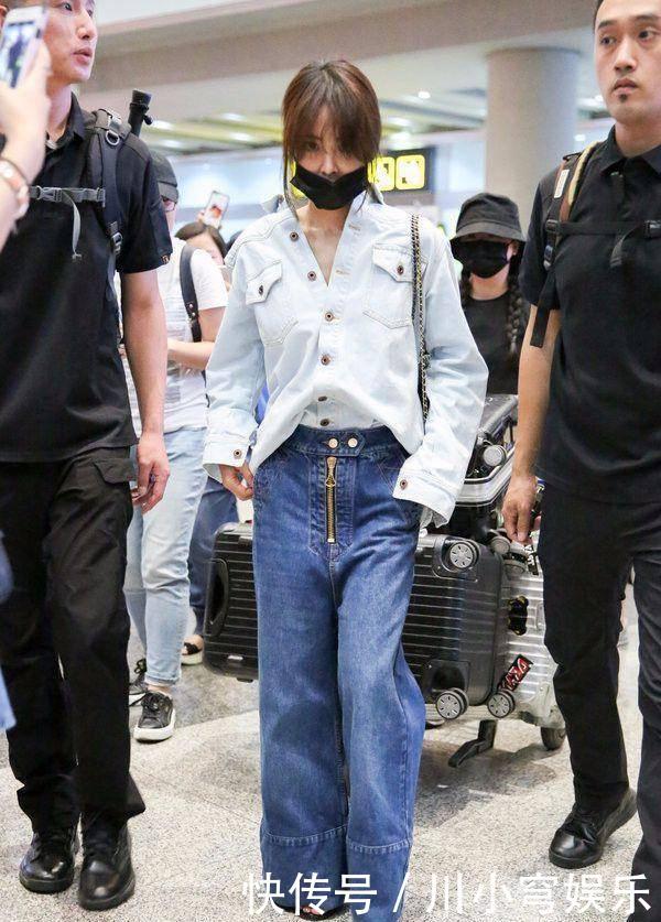 蔡依林为了显高穿露脐装，满身赘肉成功抢镜，网友直呼：辣眼睛！