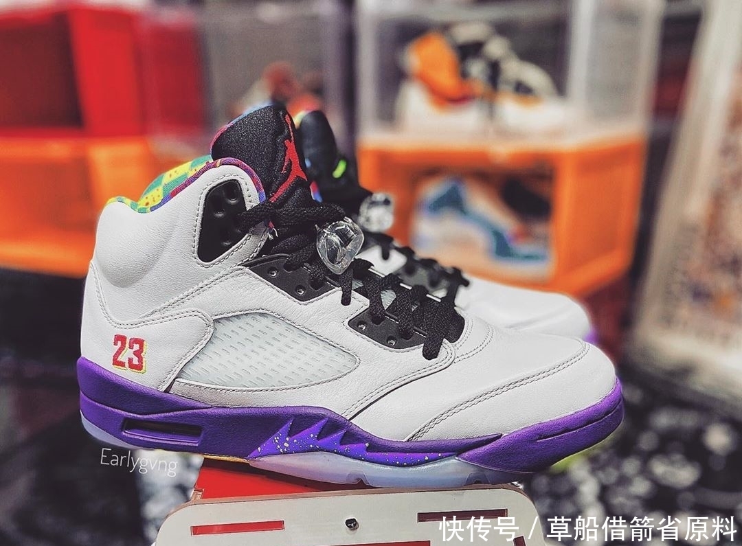 『Air』新鲜王子Air Jordan 5上脚来了!鸳鸯配色太抢眼