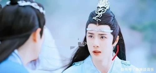 「绿头」陈情令苏涉扮演者透露王一博发套掉了,半绿头的蓝忘机吓到大家