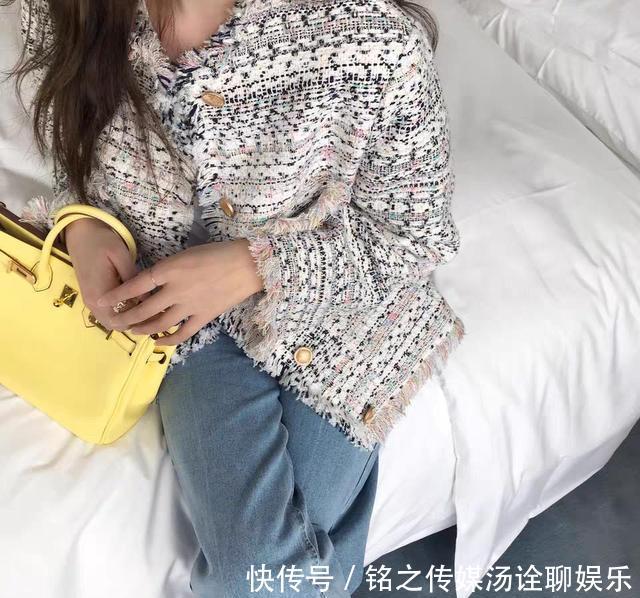 『春天』三木“小香风外套配牛仔裤”穿搭火了,春天学这样穿,优雅还时髦