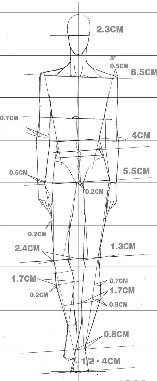 [模特的身]全新-160个服装人体动态【线稿】素材分享！（独家珍藏版）