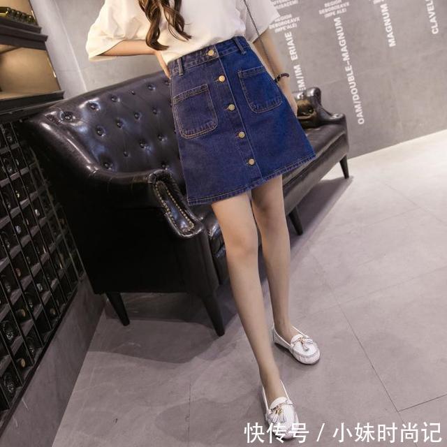 半身裙■美腿就应该秀出来,俏皮牛仔半身裙让20岁的你性感十足