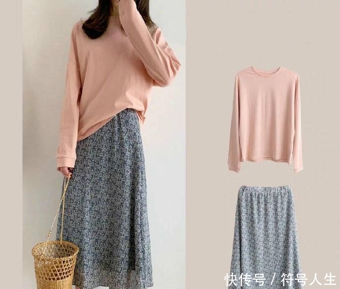  半身裙@用半身裙穿出文艺清新范儿，温柔又甜美，太好看了！