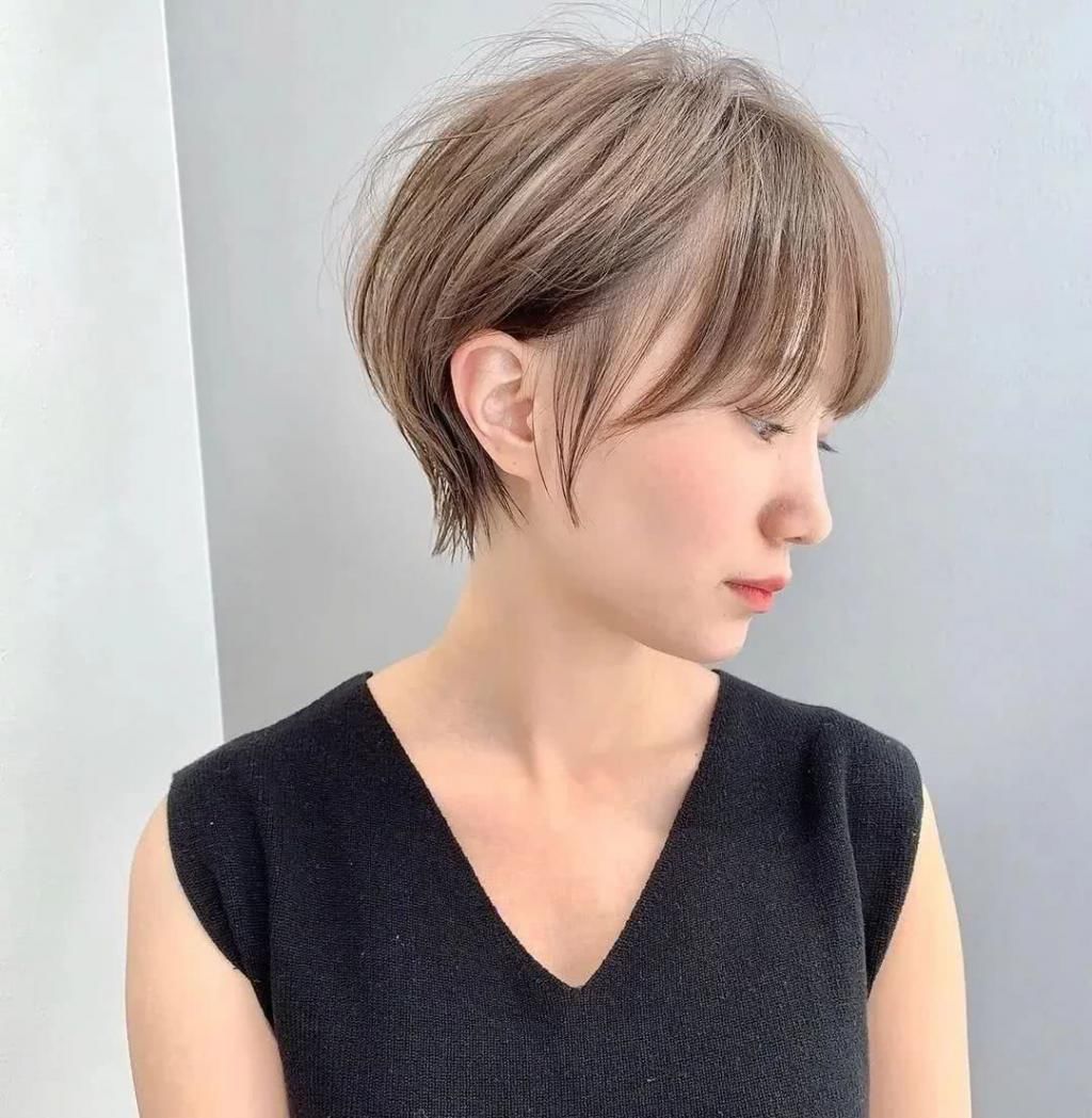  短发@这是一个萌新-从超短发过渡到长卷发的故事