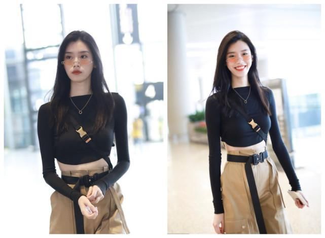 韩雪亮相，穿这一身特别显身材，太会秀自己了!