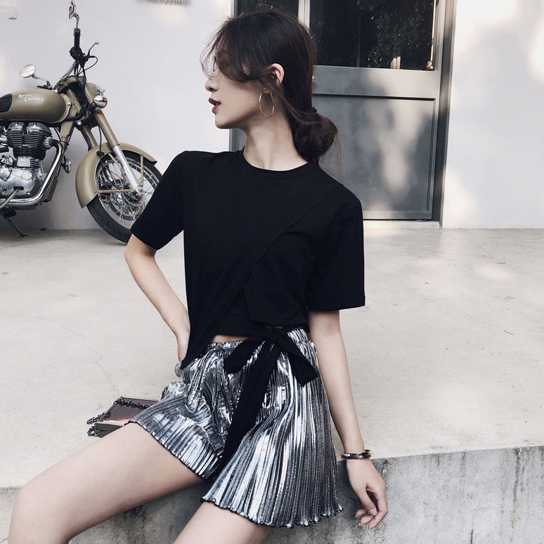 太美了!高腰阔腿短裤套装，超减龄又温婉可人，还有气质女人味