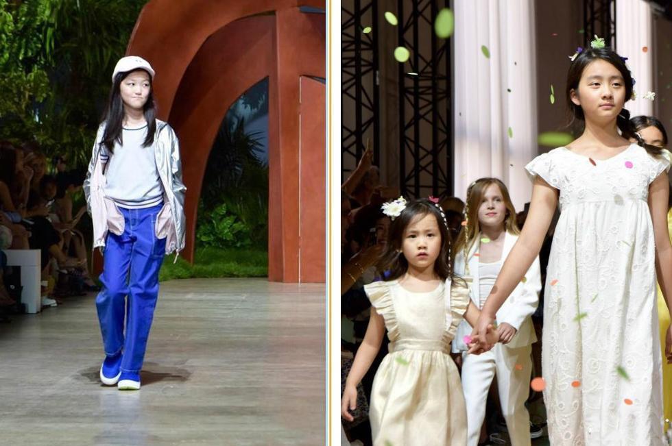 这对母女才是时尚圈高级范儿的示范，李湘母女在她们面前都显得lo