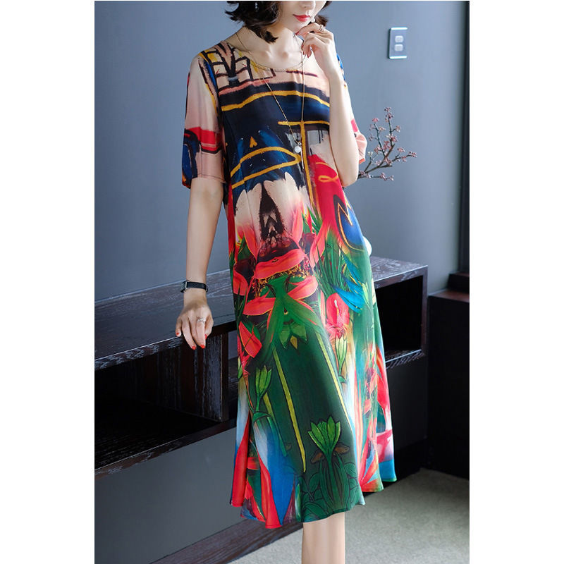 哇塞,太美了!头一次见那么好看的减龄裙,7080穿上似大姑娘