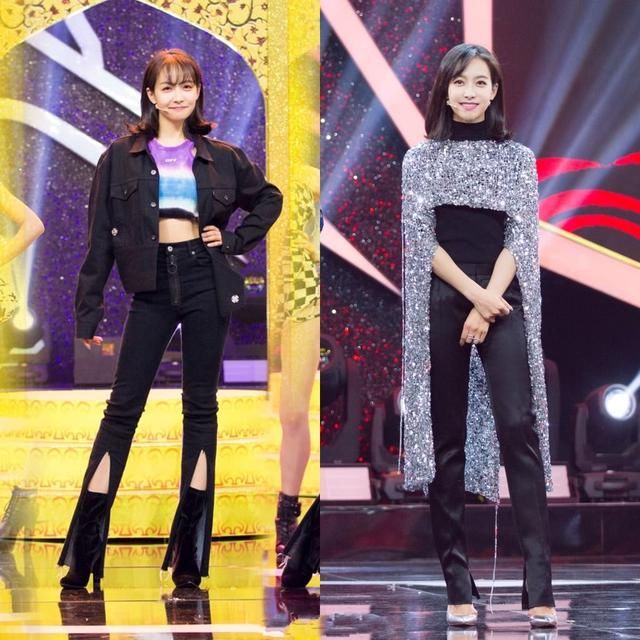 宋茜西装里面只穿了件内衣，却把裤子提到了胸，网友：太帅了！