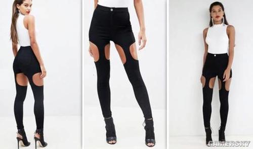 裤子也能露出绝对领域？国外时尚圈的奇葩破洞牛仔裤