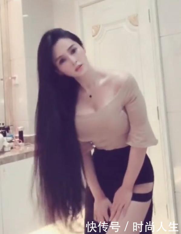 网红美女极致“梨形身材”，穿上包臀裙显浮夸，这种美欣赏不来