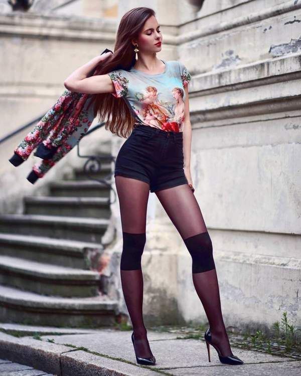 一场黑丝美腿看到饱的盛宴!波兰气质美女福利写真