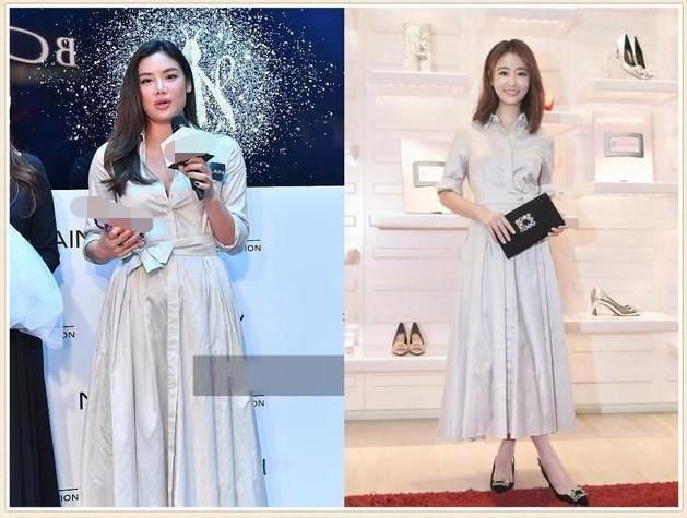 当140斤乐基儿和92斤林心如同穿一件连衣裙，还有什么理由不减肥