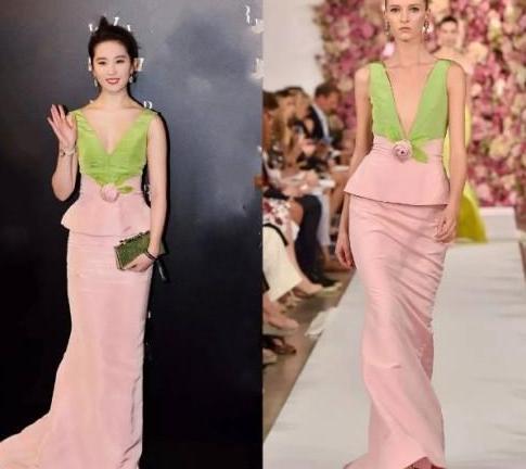 刘亦菲的“桃子装”被网友说像“贵妇”，只有我觉得她穿上是可爱