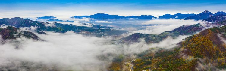 大别山天堂寨雨后现仙境奇观