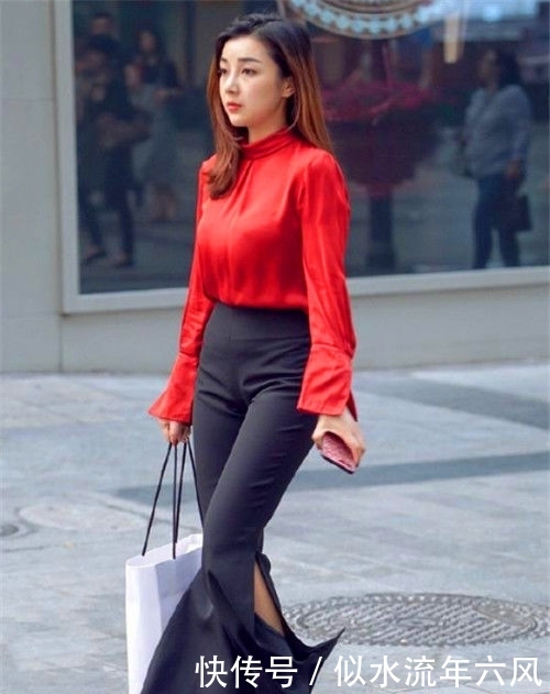 『白皙』街拍:美女时尚的穿搭秀出白皙长腿,长发飘飘,绰约多姿