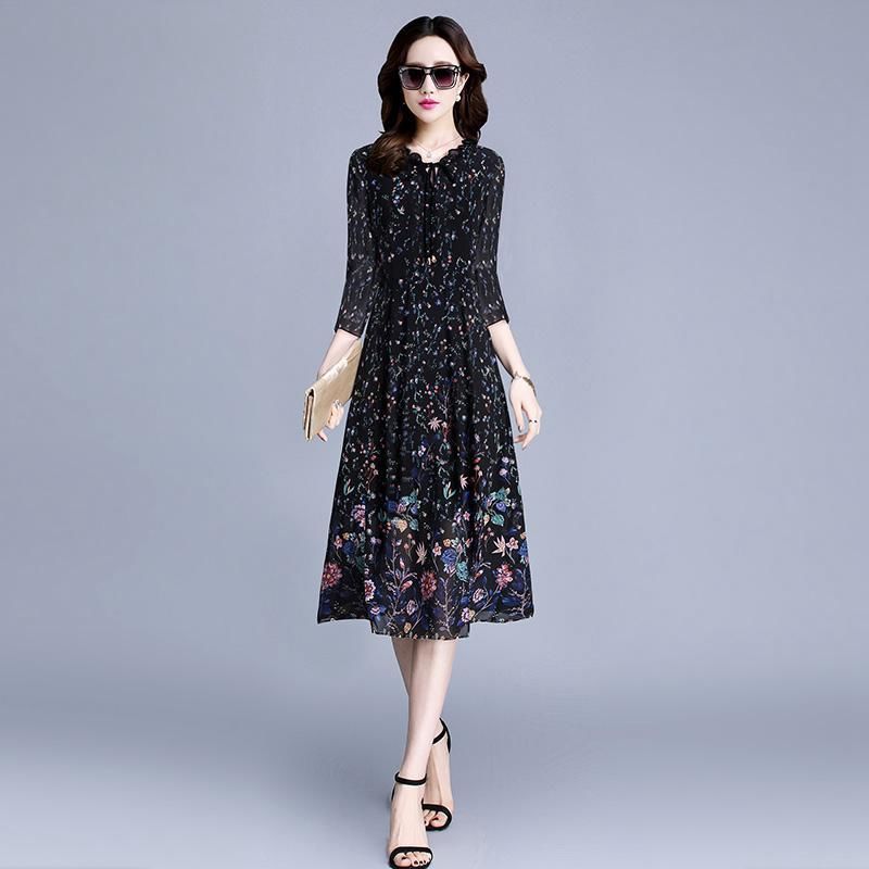 9月出炉了一波中高档秋裙，洋气又大方，建议四五十岁女人常穿