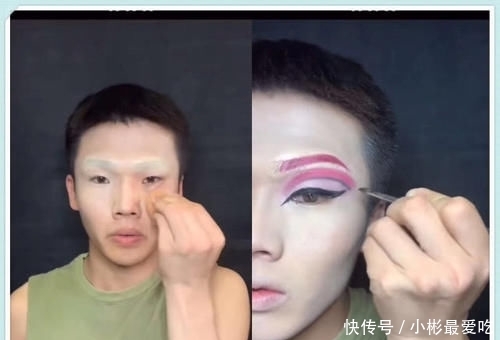  『们所看到』小哥哥仿妆“贝兹娃娃”，开头：看你出洋相，结果：是美术生吧？