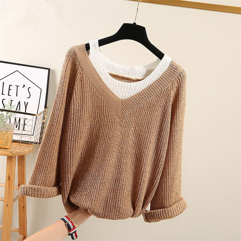 秋天不容小觑的毛衣，搭配牛仔裤+小白鞋，优雅高贵、出镜率很高