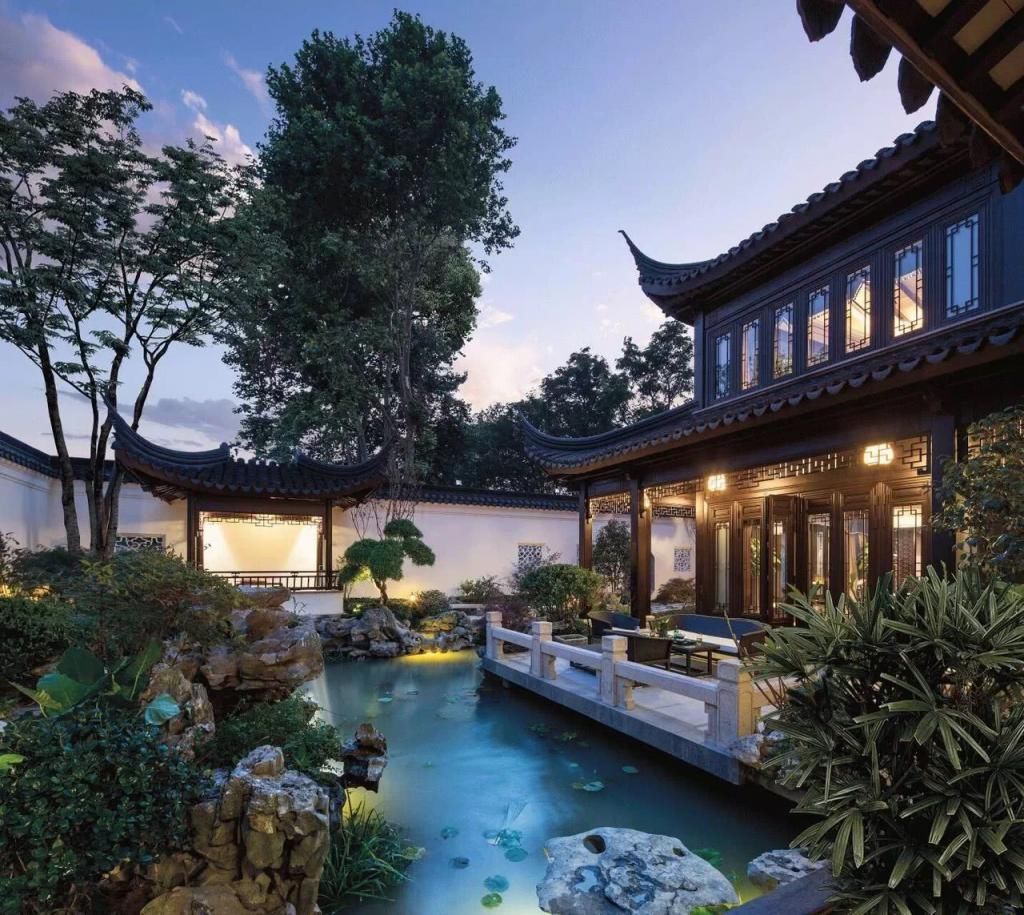  【设计】12个中式“花园庭院”设计，种草养花，逗鱼赏月，雅趣！