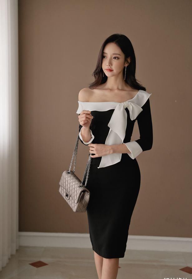  「优美」优美的精美组成, 性感迷人又柔美, 变成职场的独立女性