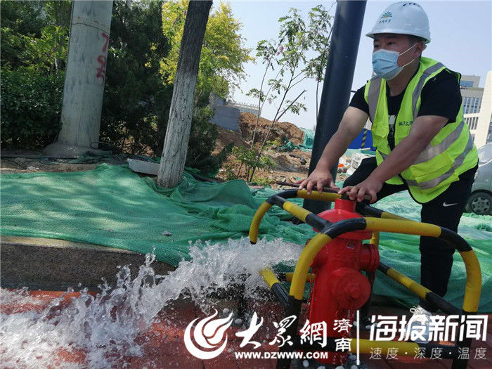  条件■提前完工 济南市传染病医院新建项目具备供水条件