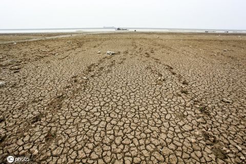  枯期@鄱阳湖跌破8米水位进入极枯期