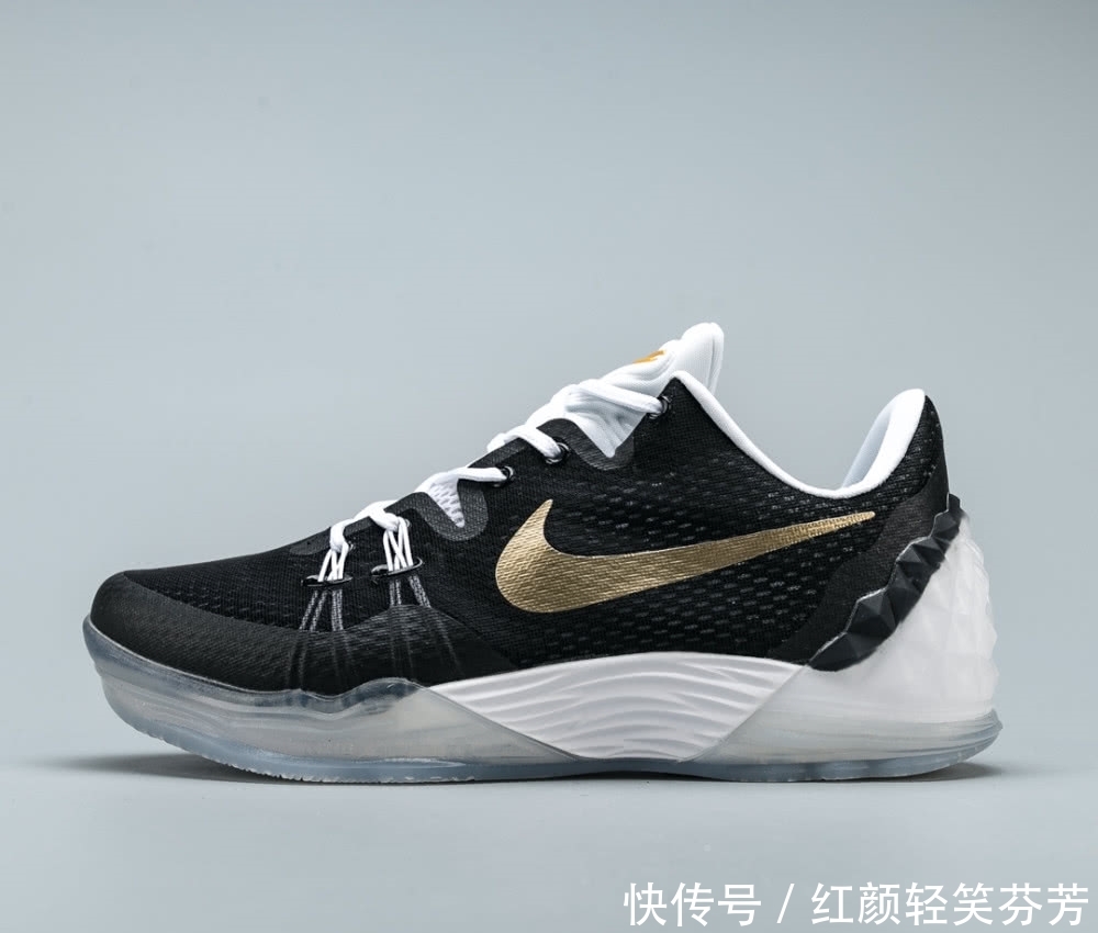  『水晶』科比毒液5 黑金水晶底篮球鞋！