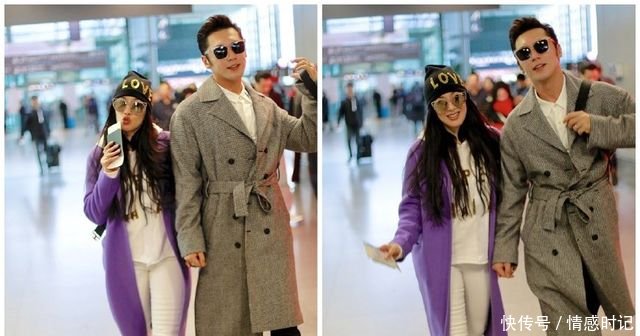 钟丽缇可真敢穿，紫色大衣吸睛十足，网友扮嫩就服你！