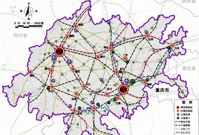 中国西部大开发陕西至四川将再添一条高铁，打造“西三角”轴心