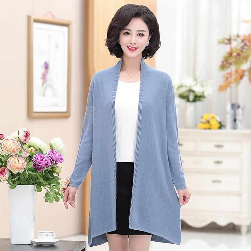 腰粗屁股大的女人，少穿毛衣!试试这些中长秋衫，轻松遮肉超显瘦