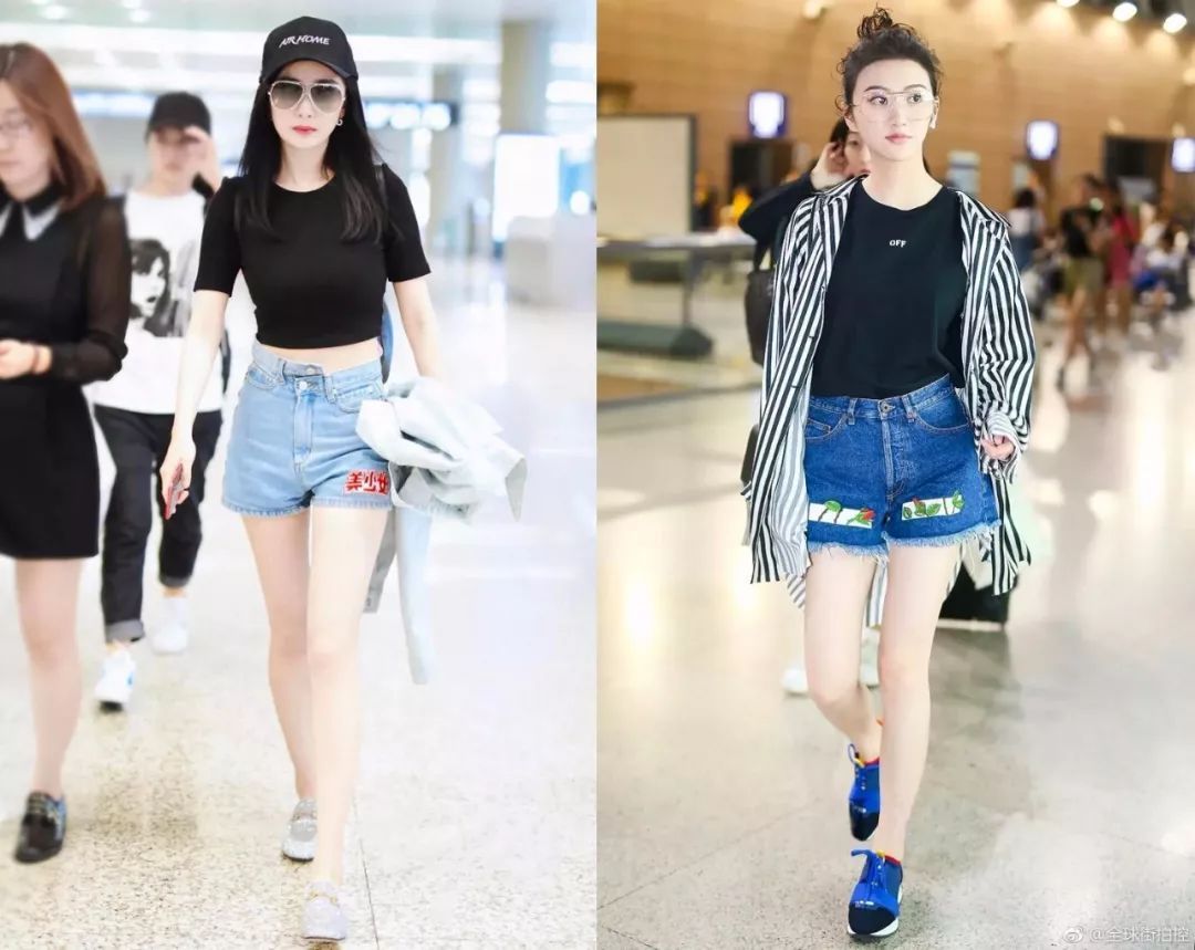 选对了才知道，牛仔短裤真的可以穿出长腿、小蛮腰！