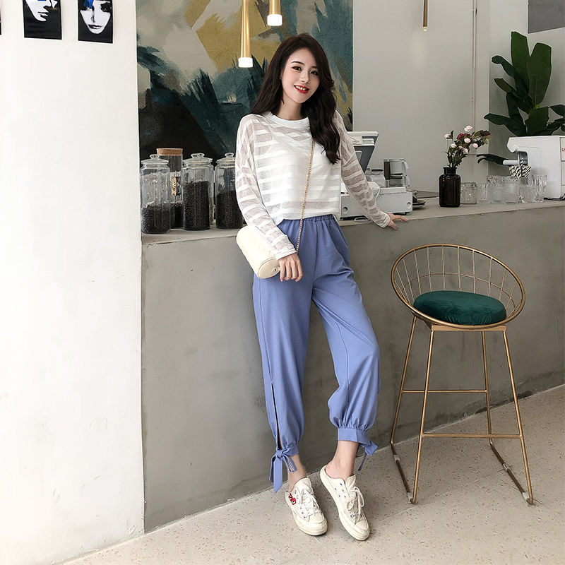 立秋后穿这复古名媛套装,贼嫩,贼适合小个子,简约高级美