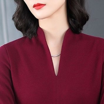 老婆都不买旗袍了，原来今年流行这样的毛衣裙，老婆穿上贼美