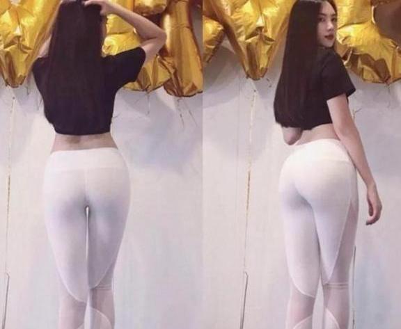 爱健身的小姐姐把打底裤穿出了新时尚, 很秀气, 很知性