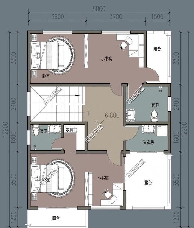  建筑@有鸡有鸭有菜园, 这才是真正的农家院, 5套别墅图纸分享