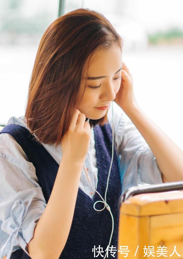  【好看】齐肩短发美女真好看