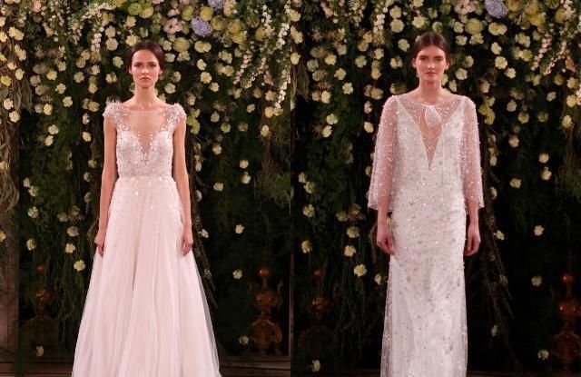  【蓝色】Jenny Packham2019高级定制婚纱礼服，春天小精灵繁花似锦为伴，英式风格