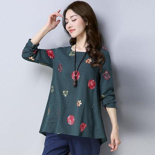 谁说棉麻越素越好看，瞧瞧下面这些棉麻装，洋气减龄又高雅，美爆