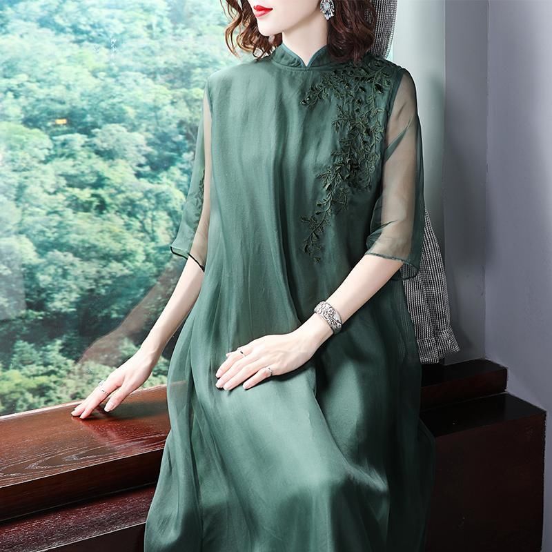 惊艳了世界的‘中国风茶服’，比旗袍雅致，美轮美奂，上身超漂亮