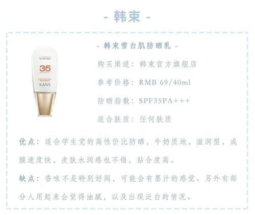  值得@均价不过百，这些优秀的国货防晒值得囤！