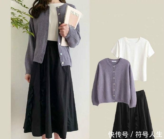  半身裙@用半身裙穿出文艺清新范儿，温柔又甜美，太好看了！