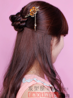 发簪盘发图片赏析 轻松打造最美气质