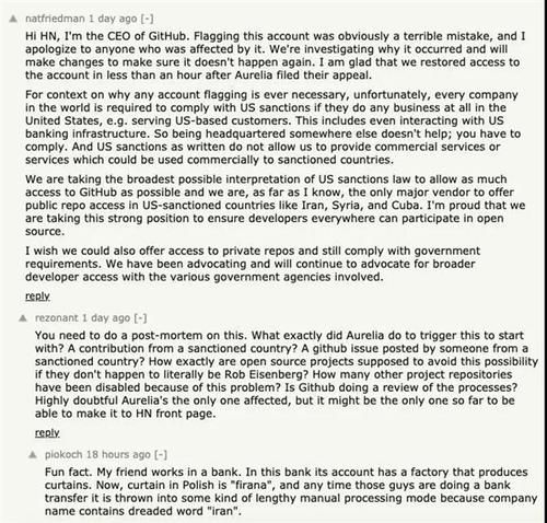  『GitHub』GitHub封禁自家开源项目引众怒：微软首席大牛在线声讨