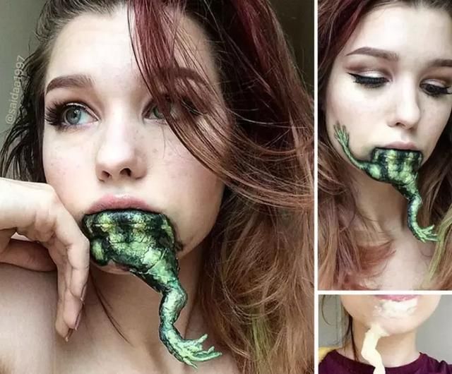 20岁女孩自学一年爱上“恐怖妆容”,没想到素颜的她却如此美丽