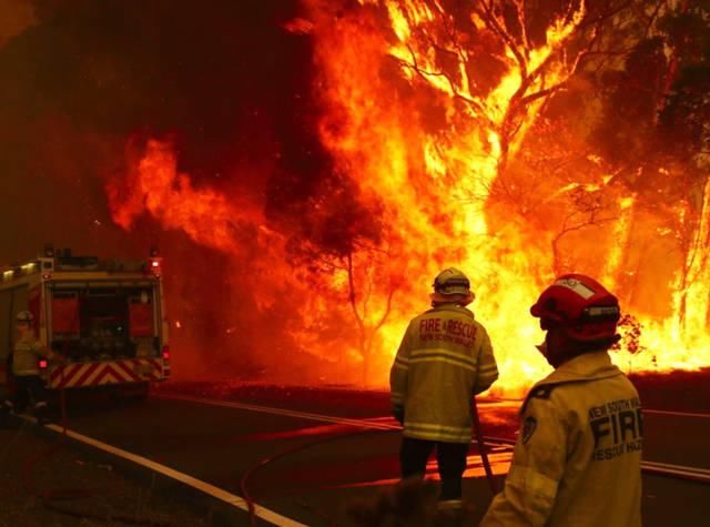 澳大利亚大火哪些国家消防
